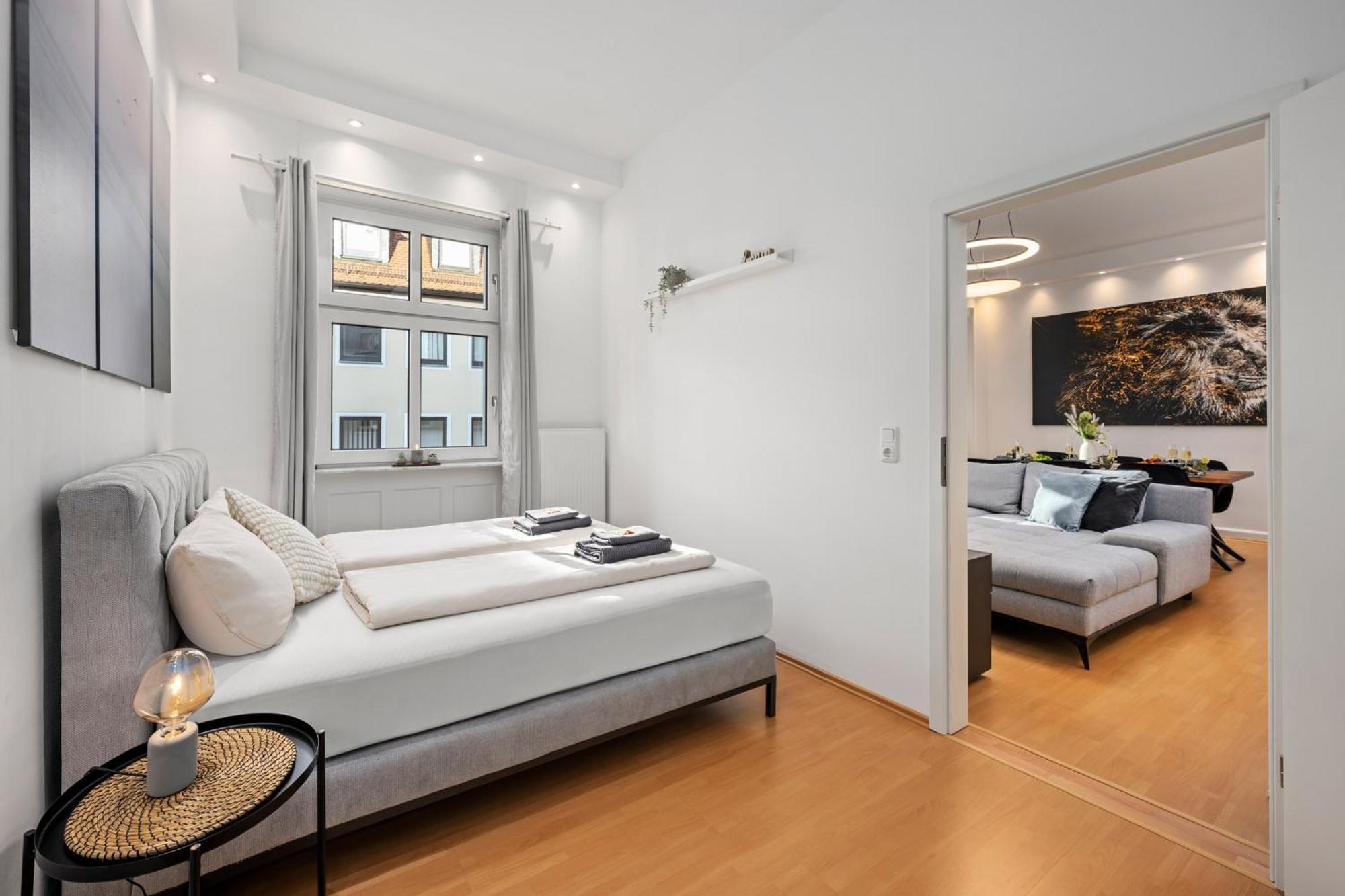 Ferienwohnung Blassdoerfer - Modernes Apartment In Bester Lage Und 93 Qm2 バート・キッシンゲン エクステリア 写真